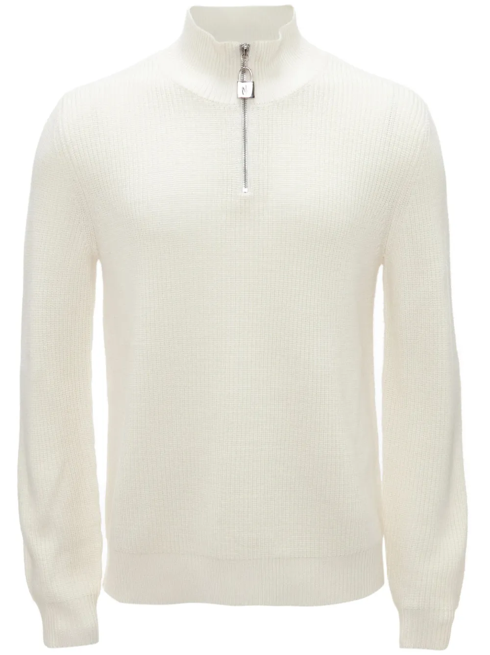 

Джемпер Henley с высоким воротником JW ANDERSON, белый