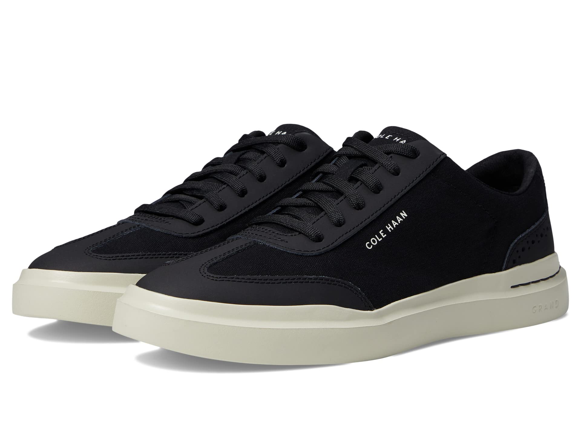 

Кроссовки Cole Haan Grandpro Rally Canvas T-Toe Sneaker, Black/Silver Birch