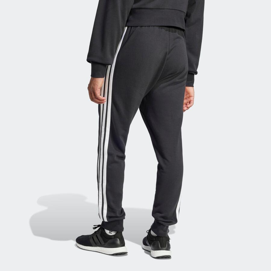 ADIDAS Мужские хлопковые спортивные брюки - черные — фото 3
