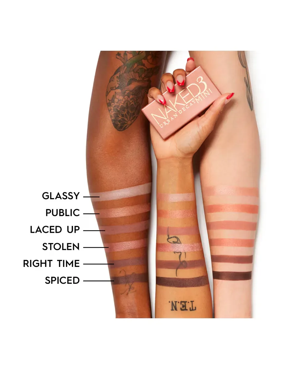 Палетка теней для век Naked Mini 3 Palette Eye Shadow Urban Decay — фото 4