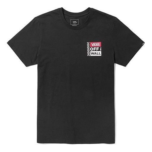 

Футболка Vans Grid Alphabet Printing Short Sleeve Couple Style Black VN0A3TY4BLK, черный