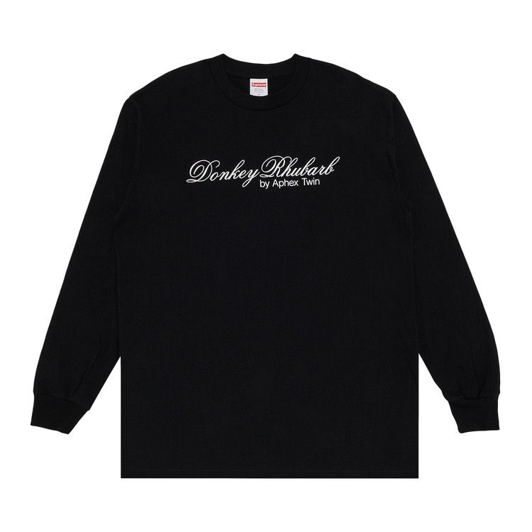 

Футболка Supreme x Aphex Twin Donkey Rhubarb Long-Sleeve Tee, Black