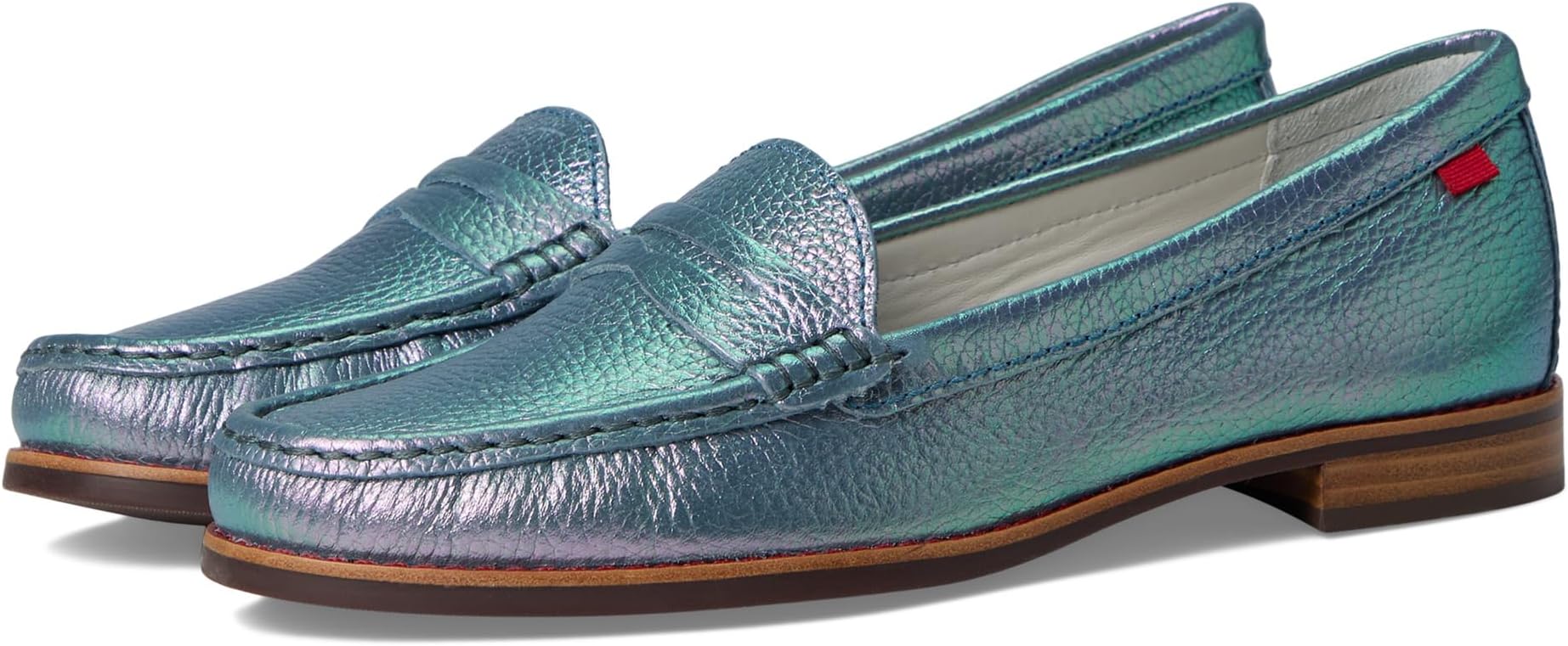 Лоферы Marc Joseph New York East Village, цвет Ocean Prism Grainy