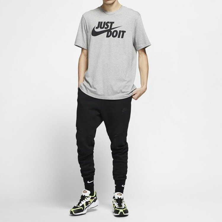 Футболка Nike Crew-Neck, темно-серый — фото 2