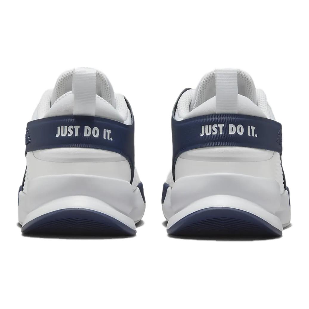 Кроссовки детские Nike Crosscourt Series противоскользящие, износостойкие, дышащие низкие White Blue — фото 4