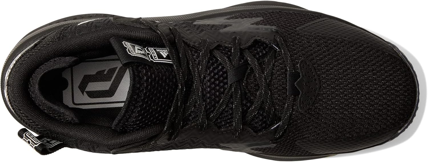 Кроссовки Adidas для взрослых унисекс Dame 8, белый/черный/серый — фото 3