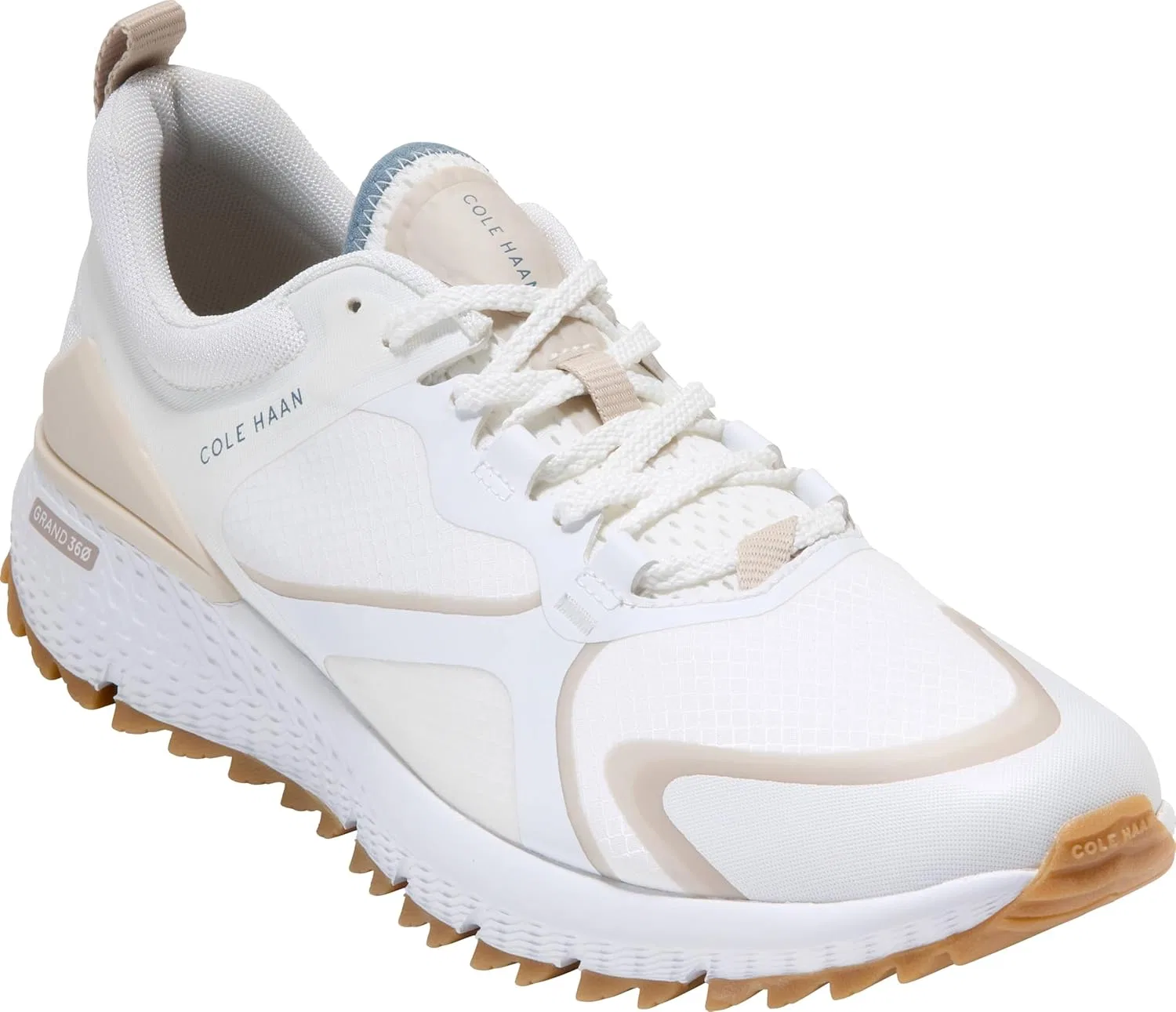 Кроссовки для гольфа Cole Haan Zerogrand Overtake, белый/синий — фото 4