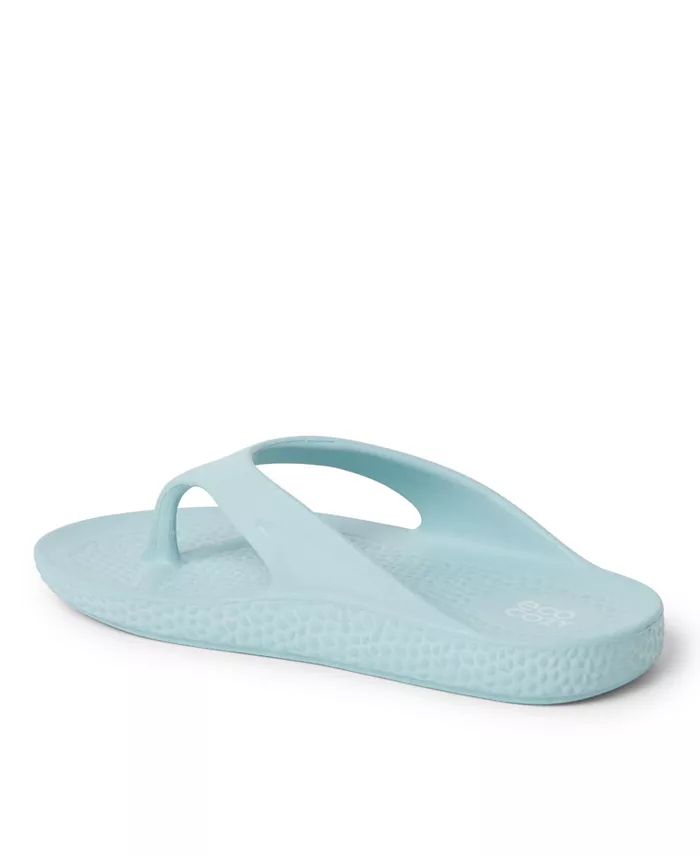 ЭкоКози от Women's Устойчивые Комфортные Сандалии-танга Dearfoams, синий — фото 4