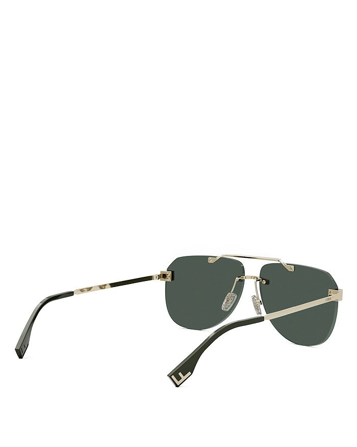 Fendi Солнцезащитные очки Fendi Sky Pilot, 61 мм, золотой — фото 4