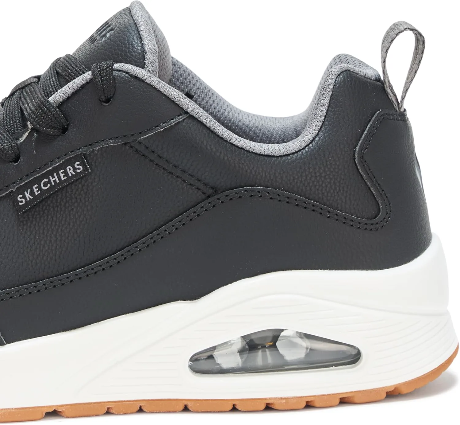 Мужские кроссовки Skechers Uno - Alder, черный/серый — фото 4