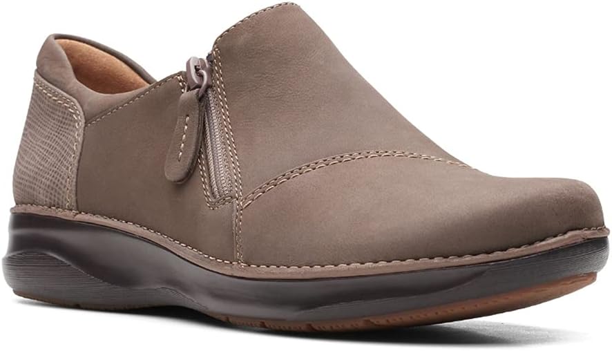 Мужские ботинки Clarks Appley на молнии, Taupe Nubuck — фото 3