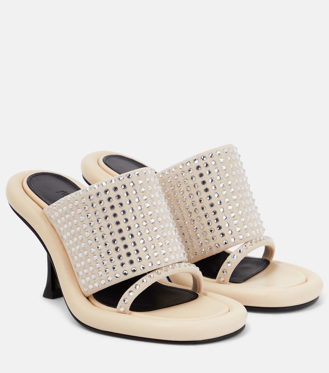 Сандалии из кожи с отделкой Bumper Tube JW Anderson, бежевый