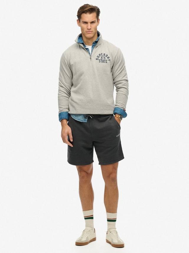 

Шорты с микро-логотипом Superdry, цвет Washed Black