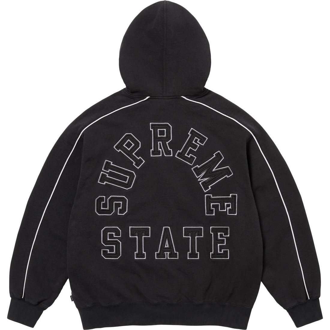 

Верхняя толстовка с капюшоном на молнии Supreme, постиранная синяя/постиранная королевская