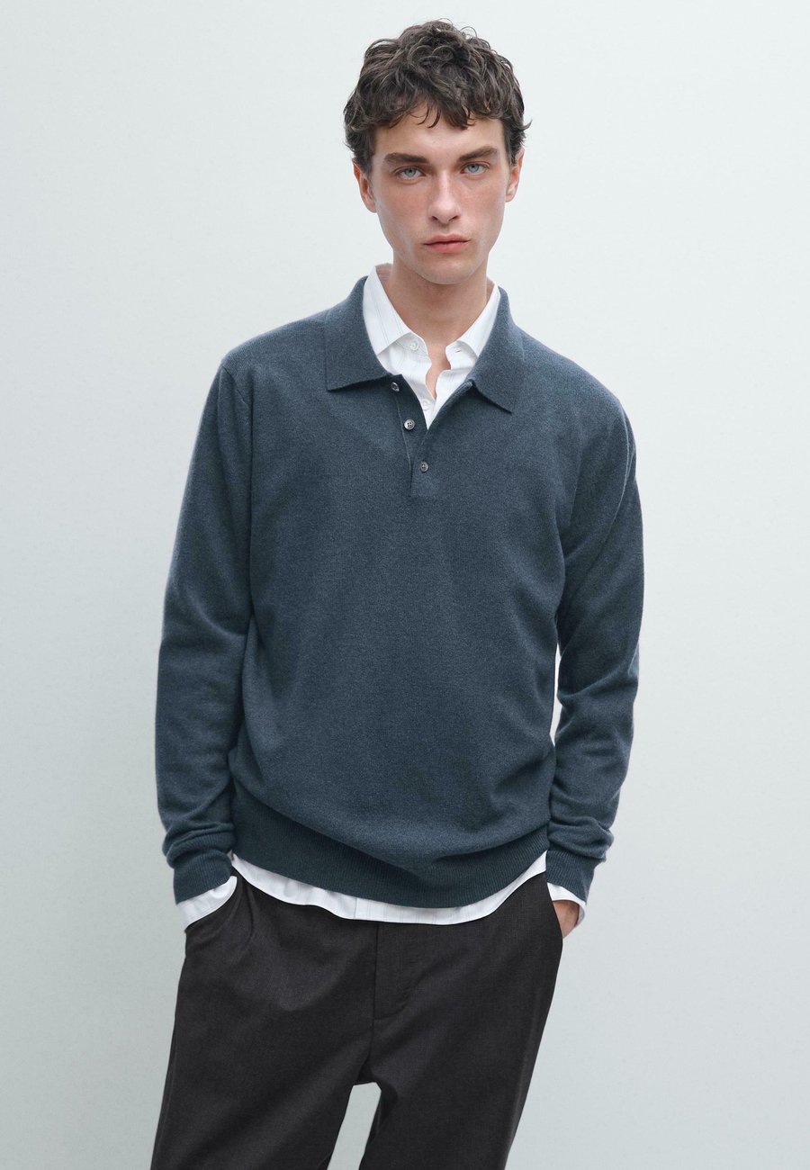 

Топ Massimo Dutti Long sleeved top, Blue