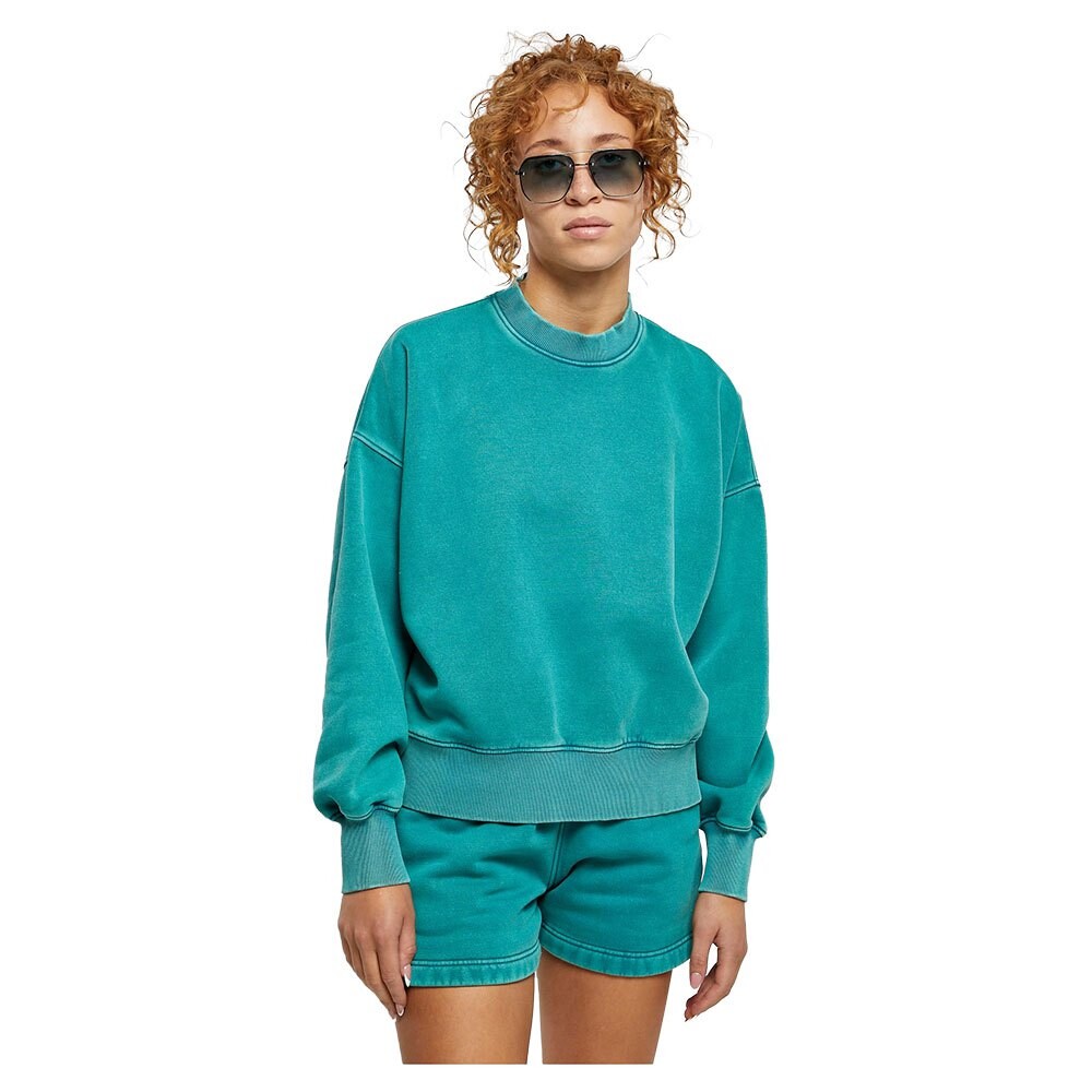 

Свитер Urban Classics Oversized Stone Washed, зеленый