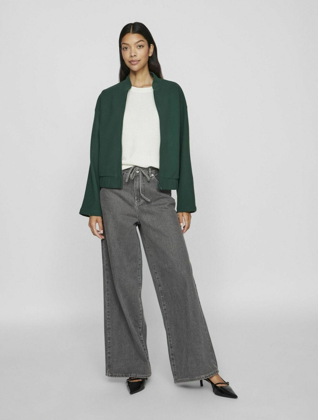 

Куртка-бомбер VILA, зеленый