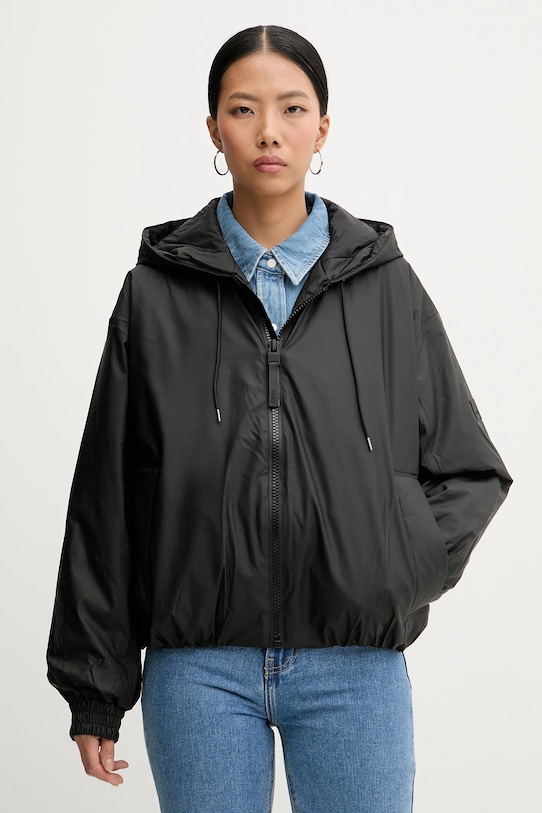 

Куртка Rains 17290 lohja bomber jacket w3t1, черный