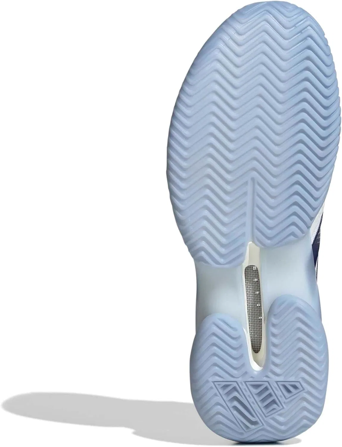 Кроссовки для тенниса Adidas Barricade 14, белый/темно-синий — фото 4