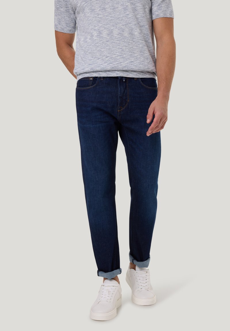 

Джинсы облегающего кроя LYON Pierre Cardin, цвет Dark Blue Used Mustache