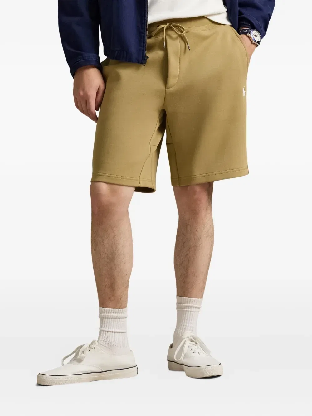 Спортивные шорты с кулиской POLO RALPH LAUREN, бежевый — фото 3