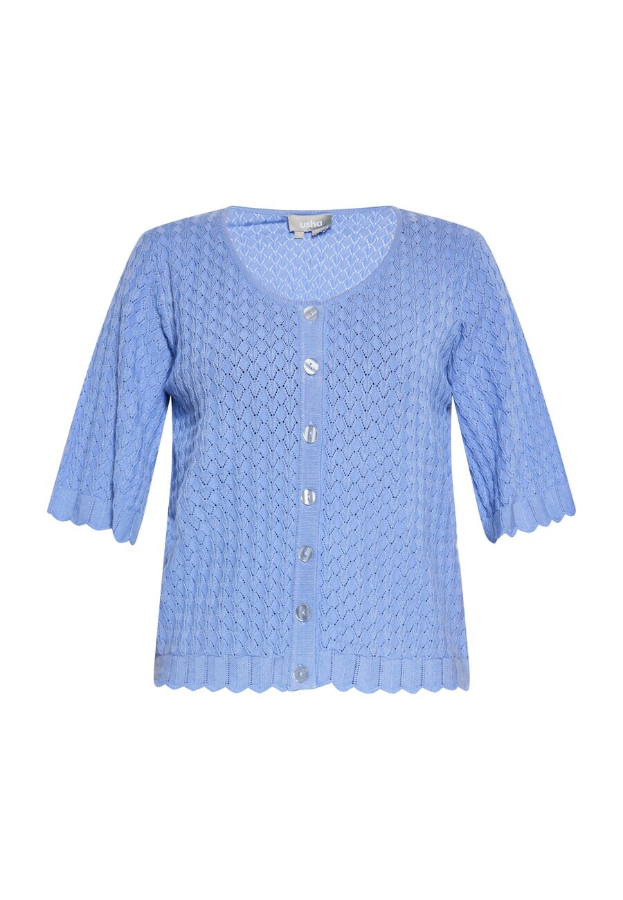 

Вязаный кардиган Usha Knit Cardigan, светло-синий