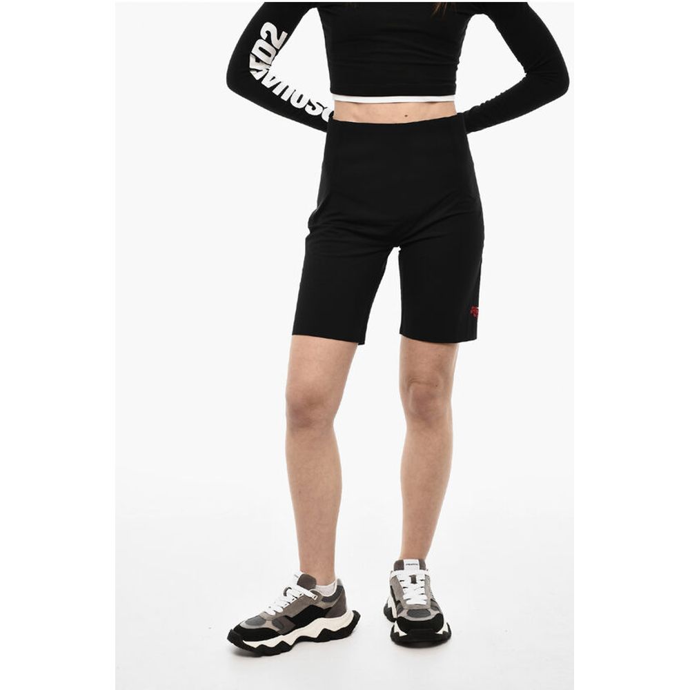 

Структурированные байкерские шорты HONEY Dsquared2, Black