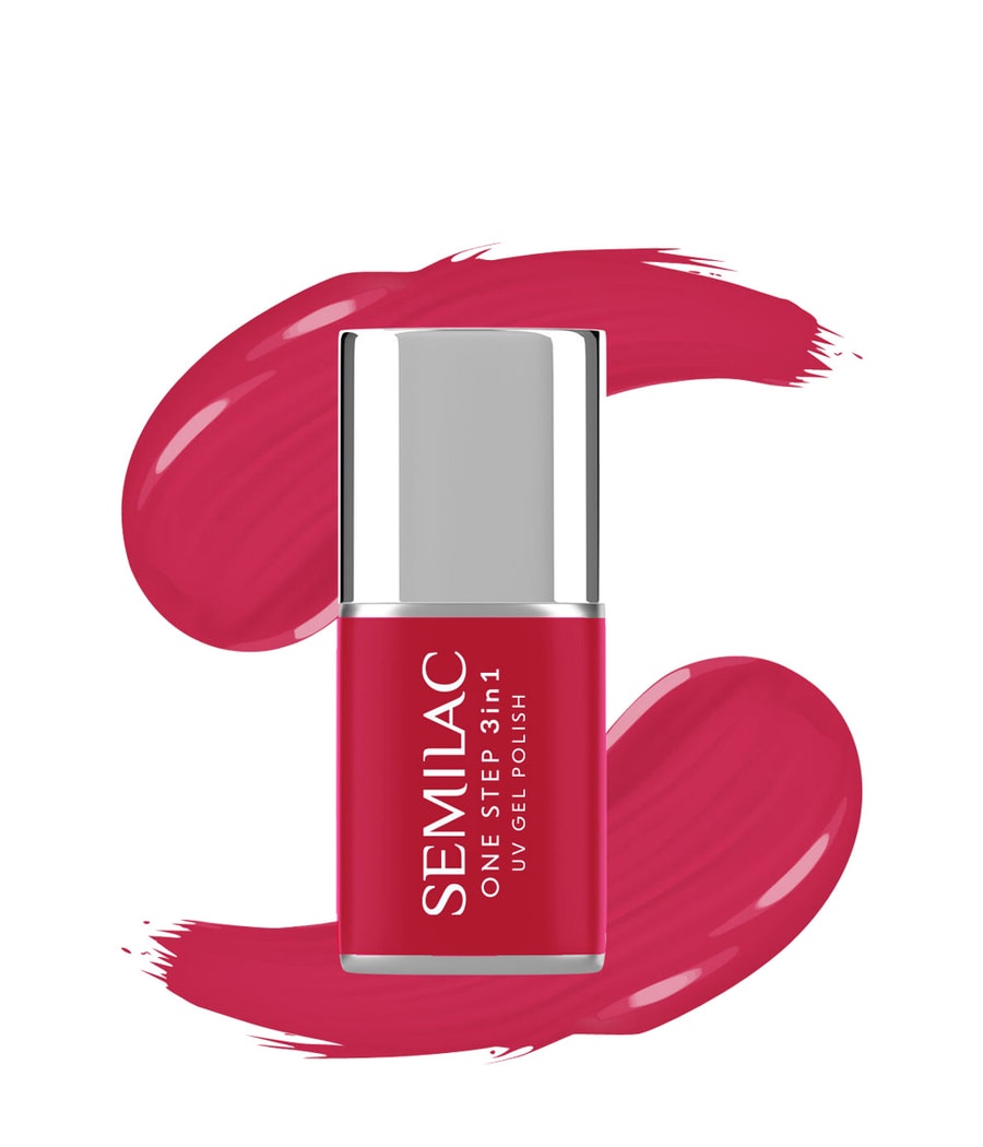 

Гель-лак для ногтей Semilac One Step 3in1 UV Gel Polish, S680 Magenta, 7 ml