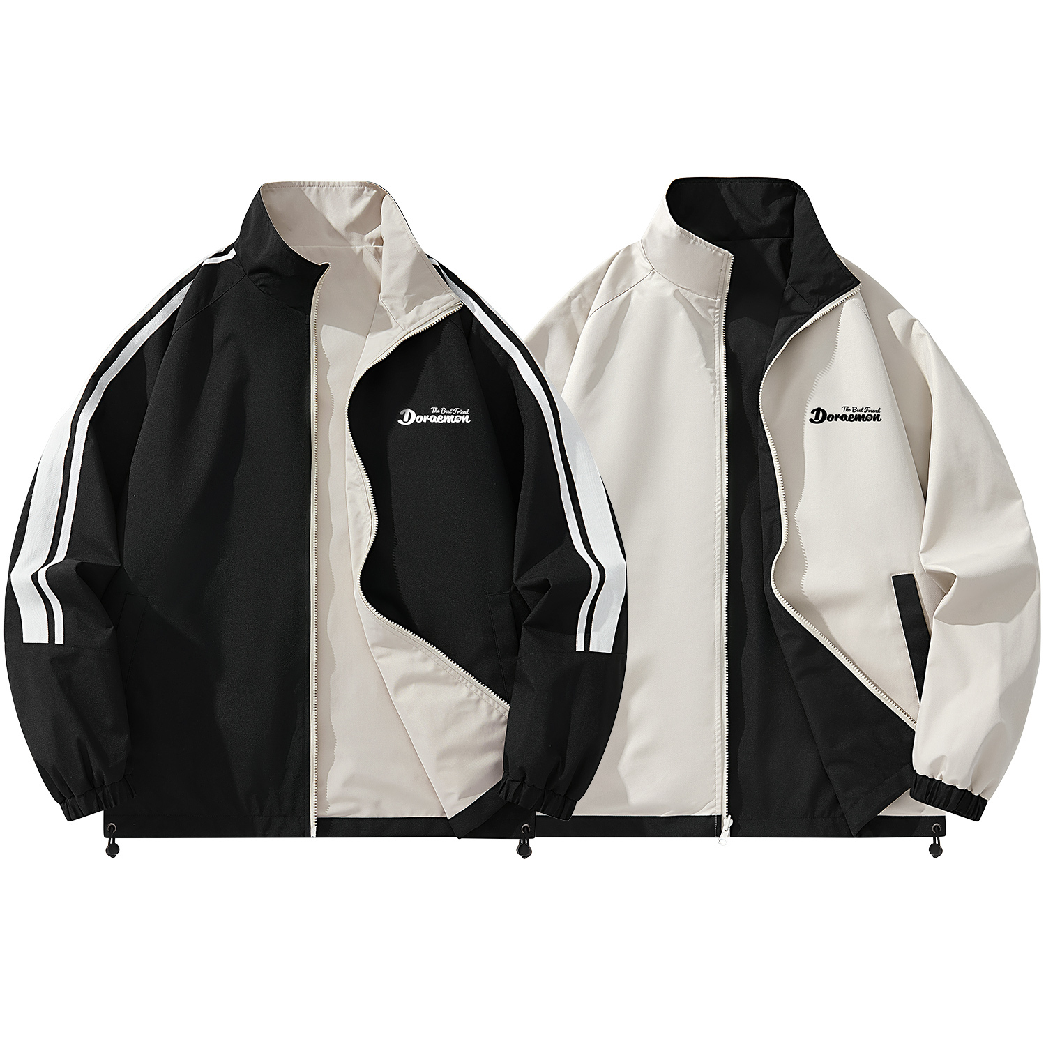 

Doraemon Куртка унисекс, Black & Light Khaki