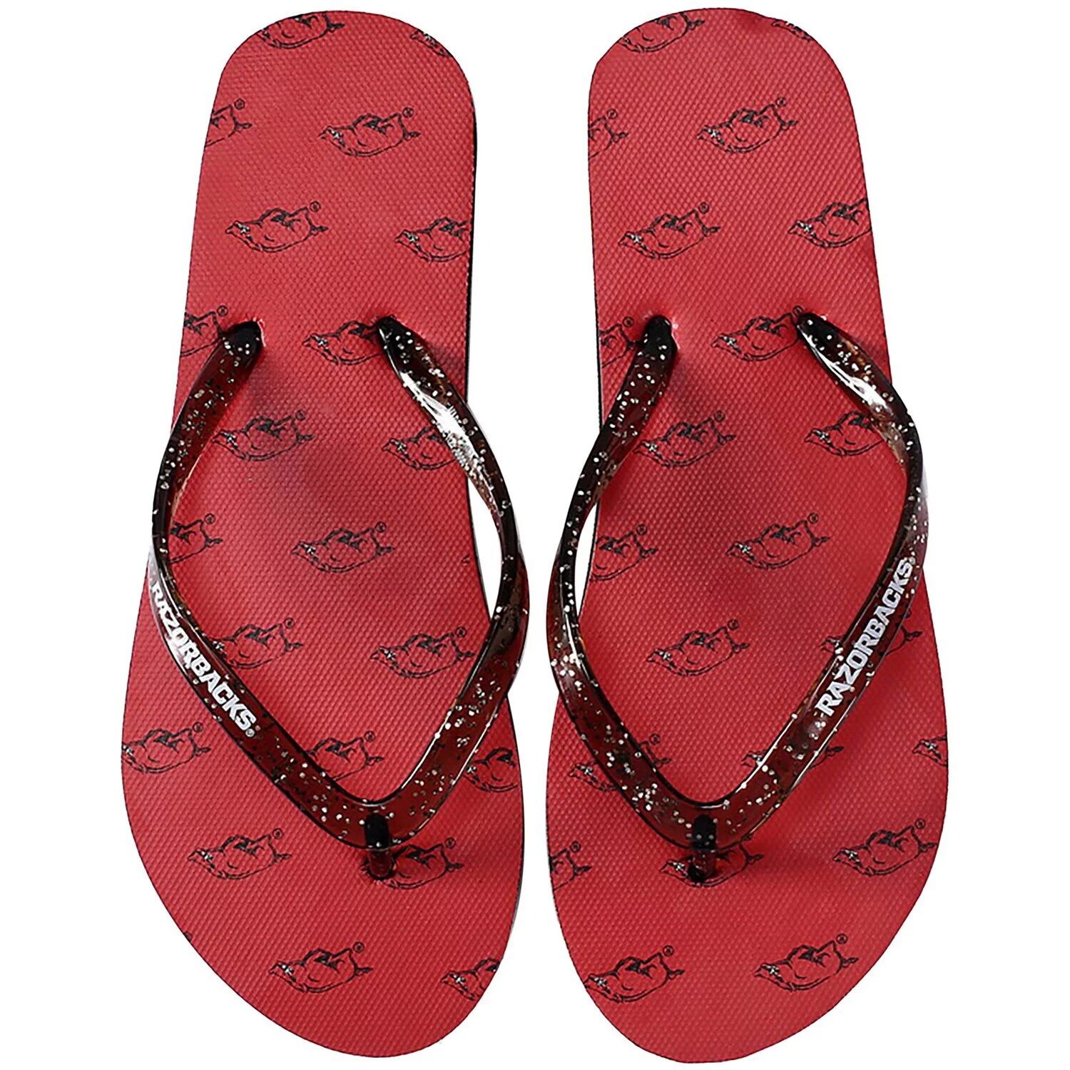 

Женские блестящие вьетнамки FOCO Arkansas Razorbacks