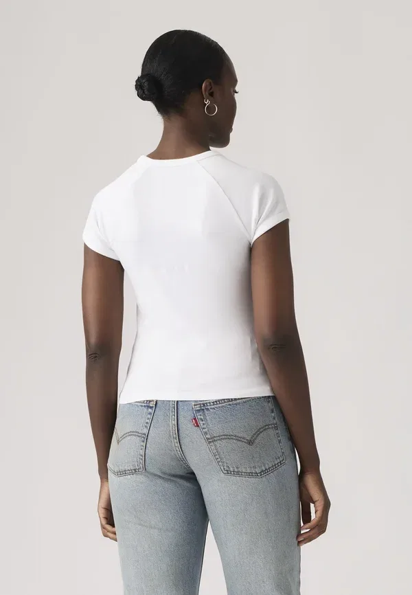 Футболка с принтом Riley raglan tee Levi'S, ярко-белый — фото 3