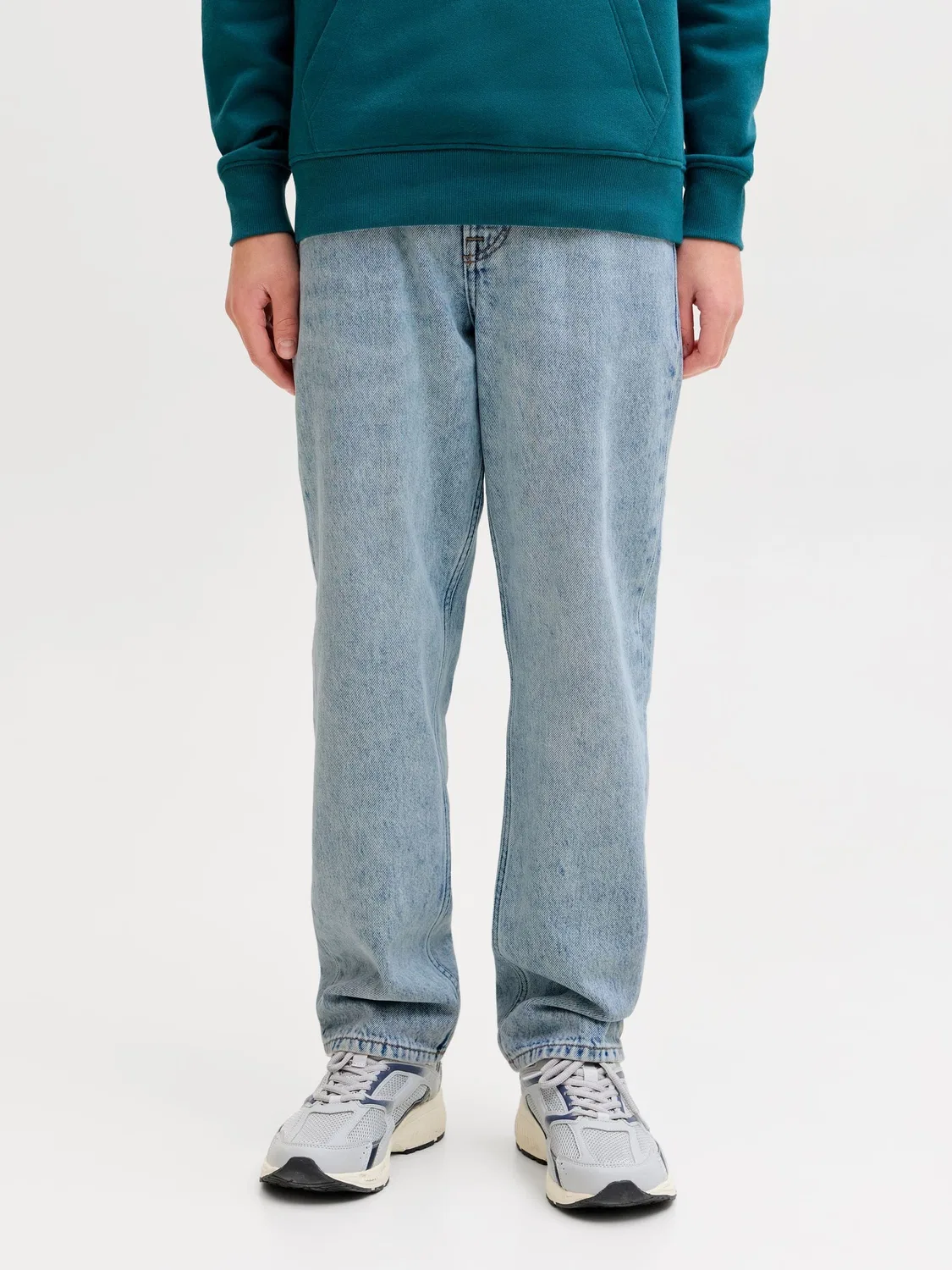 Джинсы Relaxed Fit, хлопок, JACK & JONES Junior, blue denim — фото 3