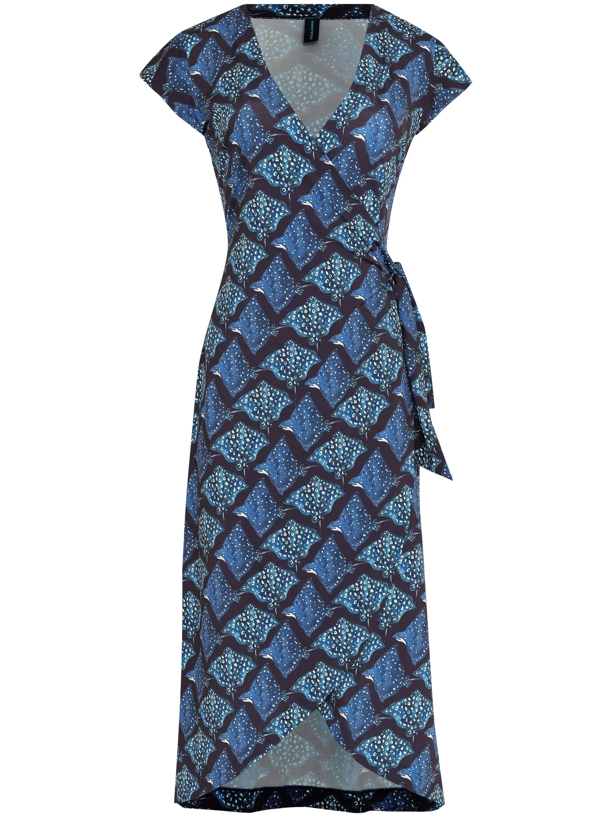 

Платье миди Falcão Lygia & Nanny, синий