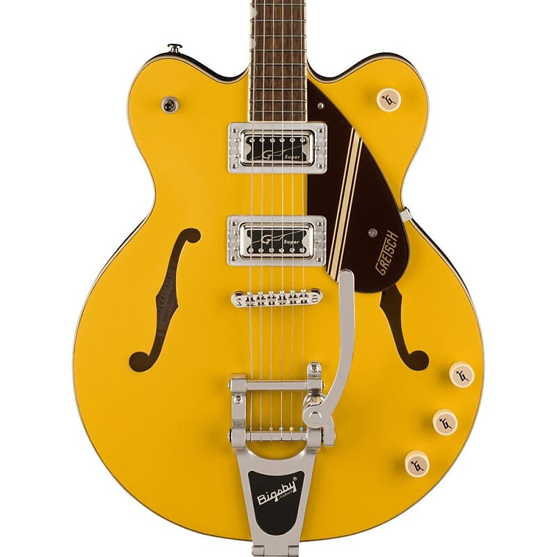 

Электрогитара Gretsch G2604T Limited Edition Streamliner Rally II Electric Guitar, Laurel, Two-Tone Bamboo Yellow/Copper Metallic