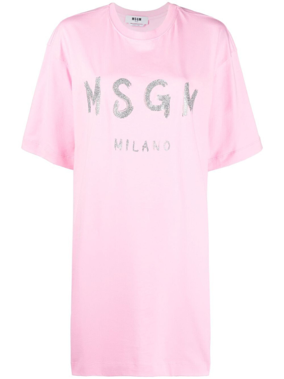 

MSGM платье-футболка с логотипом, розовый
