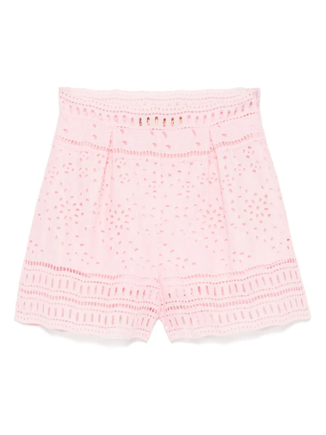 

Шорты с английской вышивкой Ermanno Scervino, розовый
