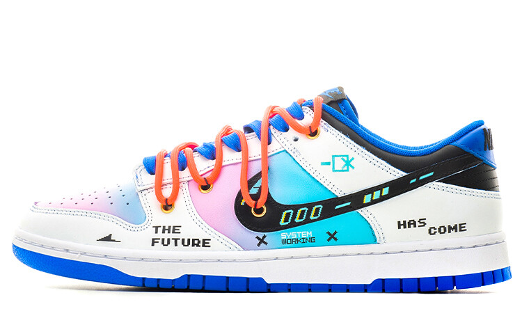 

Кроссовки Nike Dunk Skateboard Shoes Unisex Low-Top White Blue Black