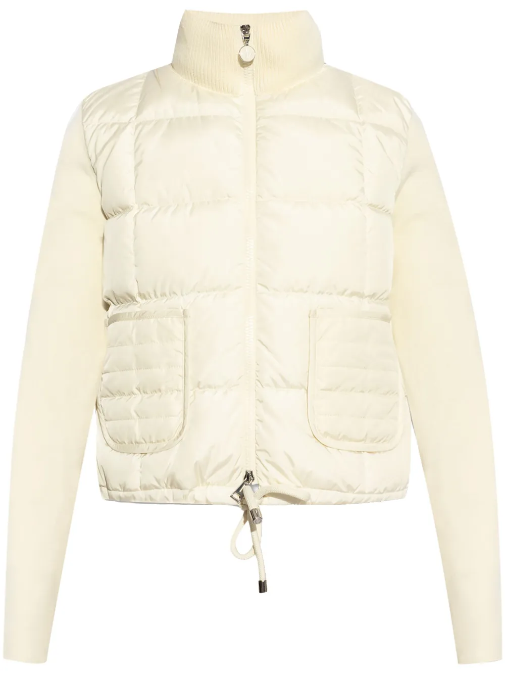 

Пуховик с логотипом MONCLER, нейтральный