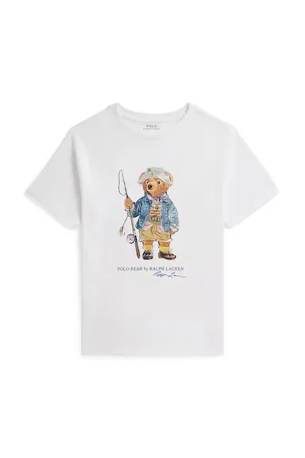 Футболка хлопковая Polo Ralph Lauren, белый