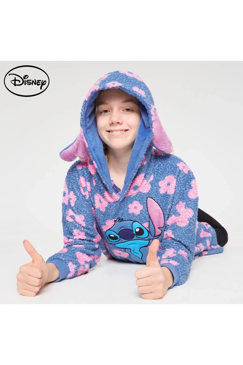 Пончо детское Stitch Oversize Disney, мультиколор — фото 4