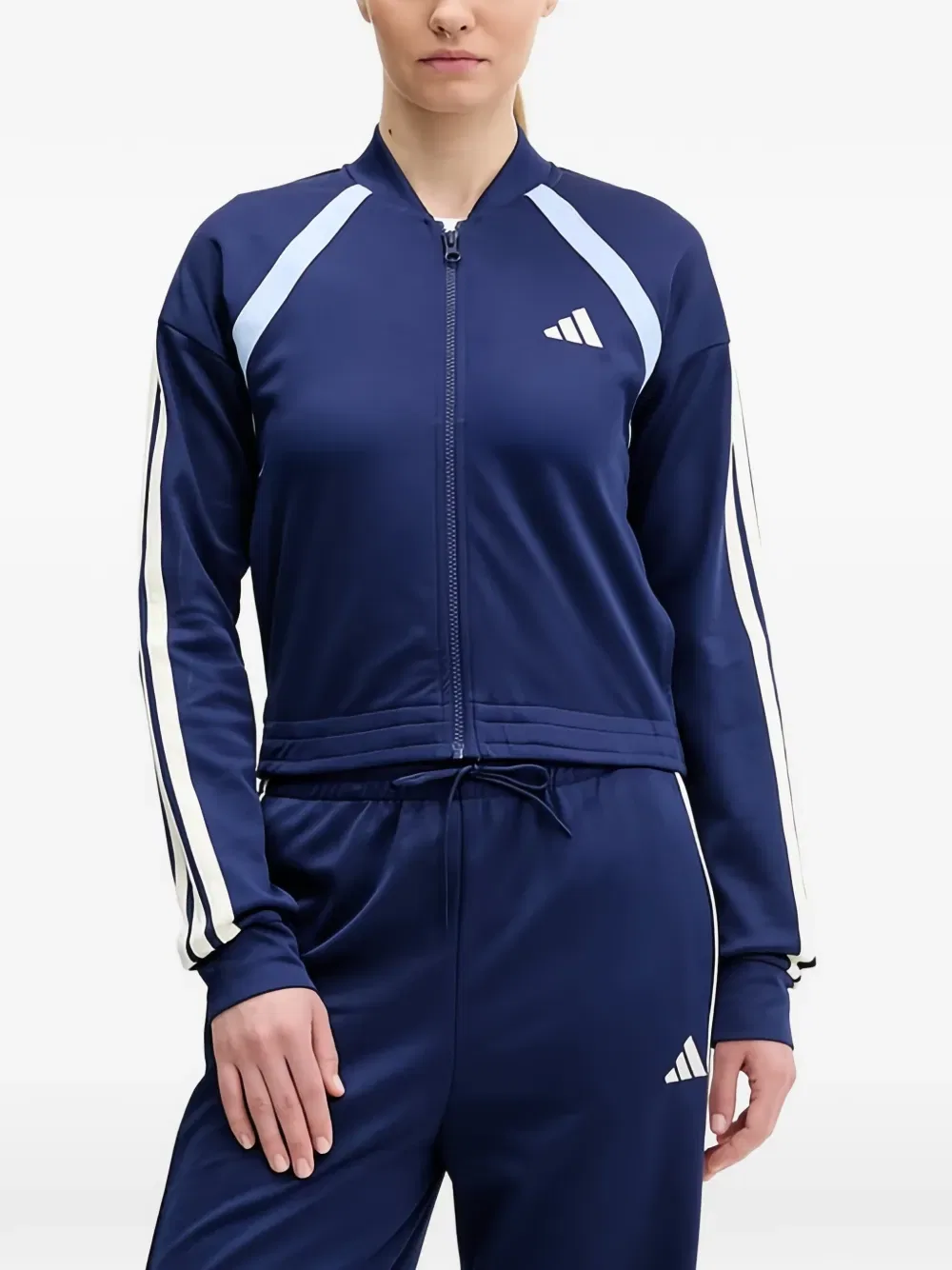 Спортивный костюм с логотипом Adidas, синий — фото 3