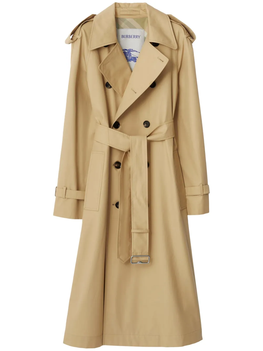 

Габардиновый тренч BURBERRY, нейтральный