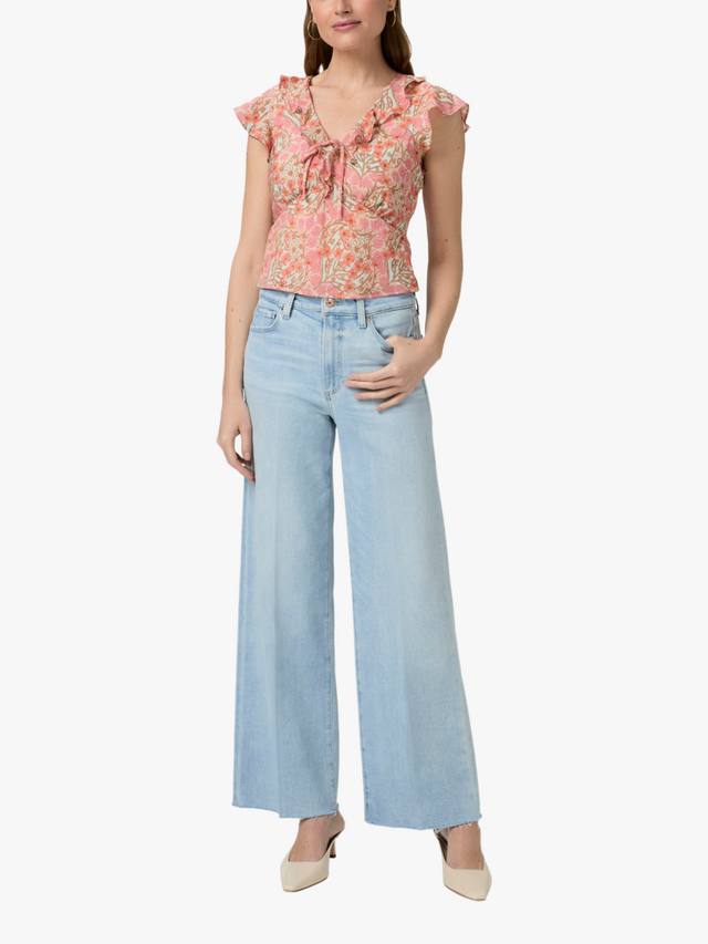 

Джинсы anessa с высокой талией PAIGE, цвет Suki Distressed
