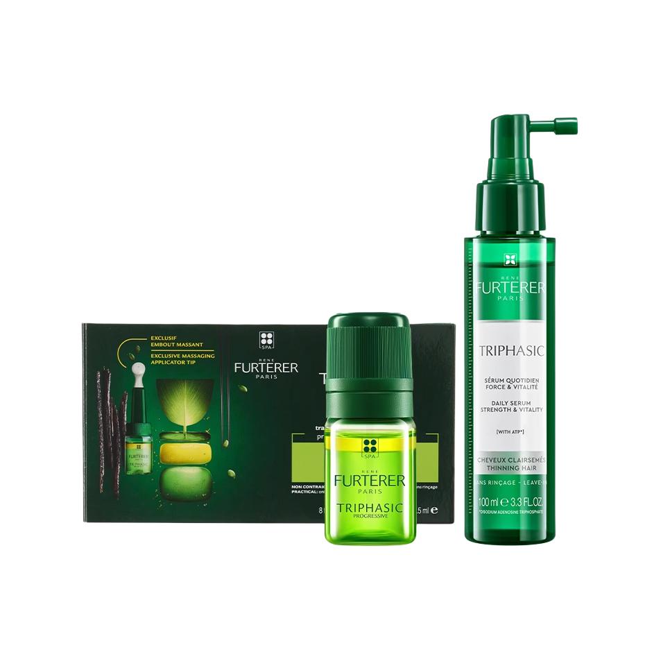 

Наборы шампуней и кондиционеров FULVDEYA для укрепления и восстановления волос Rene Furterer, two-piece set: strengthening and revitalizing serums 100ml+triple essence 5.5ml*8