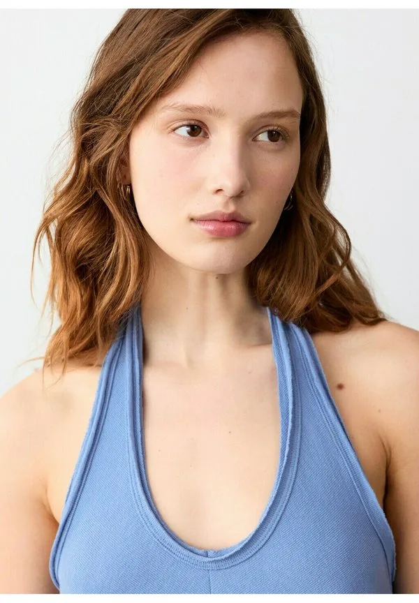 Платье для подростков на каждый день Mango Kids, Blue — фото 4