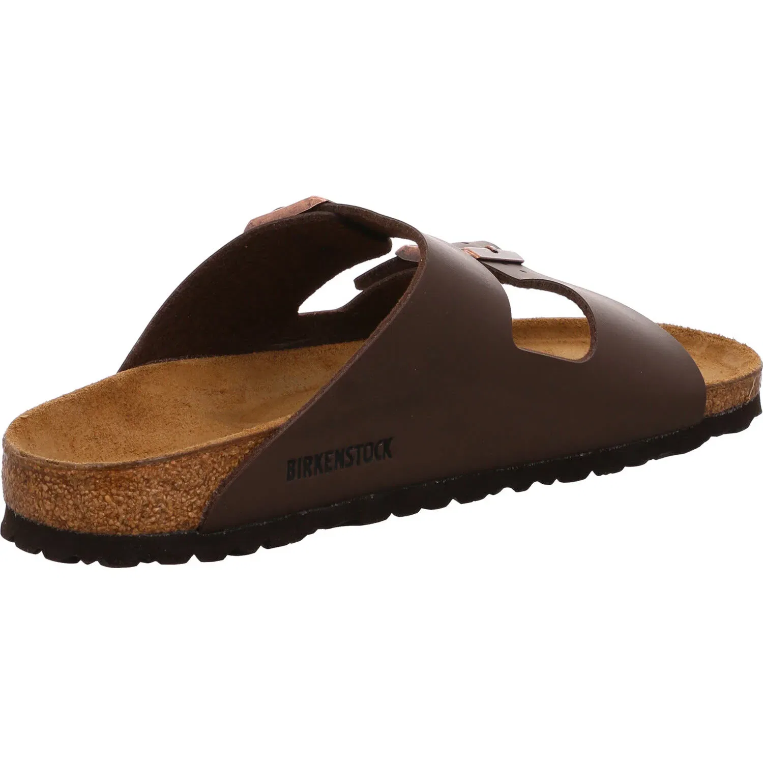 Домашние тапочки из натуральной кожи, Birkenstock, коричневый — фото 4