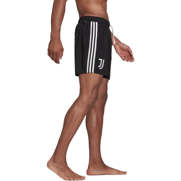 Шорты men's swim athleisure casual sports beach stripe shorts black Adidas, мультиколор — фото 4
