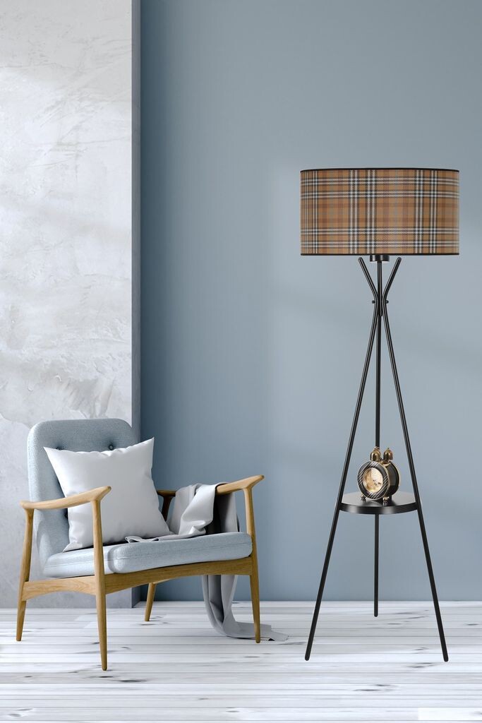 

Opviq, Venedik- Venedik sehpalı siyah lampader silindir 02 abajurluLUN, Colorful, торшеры, металлический корпус, мультиколор