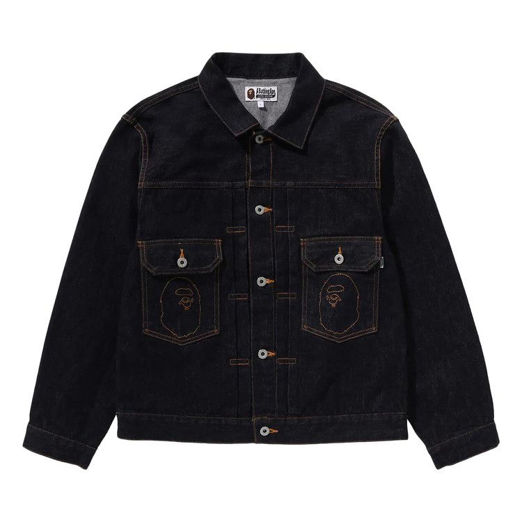

Куртка BAPE Ape Head Denim Jacket, Indigo