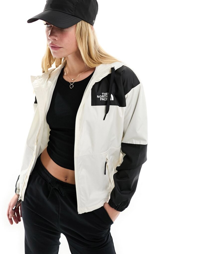 

Бело-черная водонепроницаемая куртка с капюшоном North Face Sheru эксклюзивно для ASOS The North Face